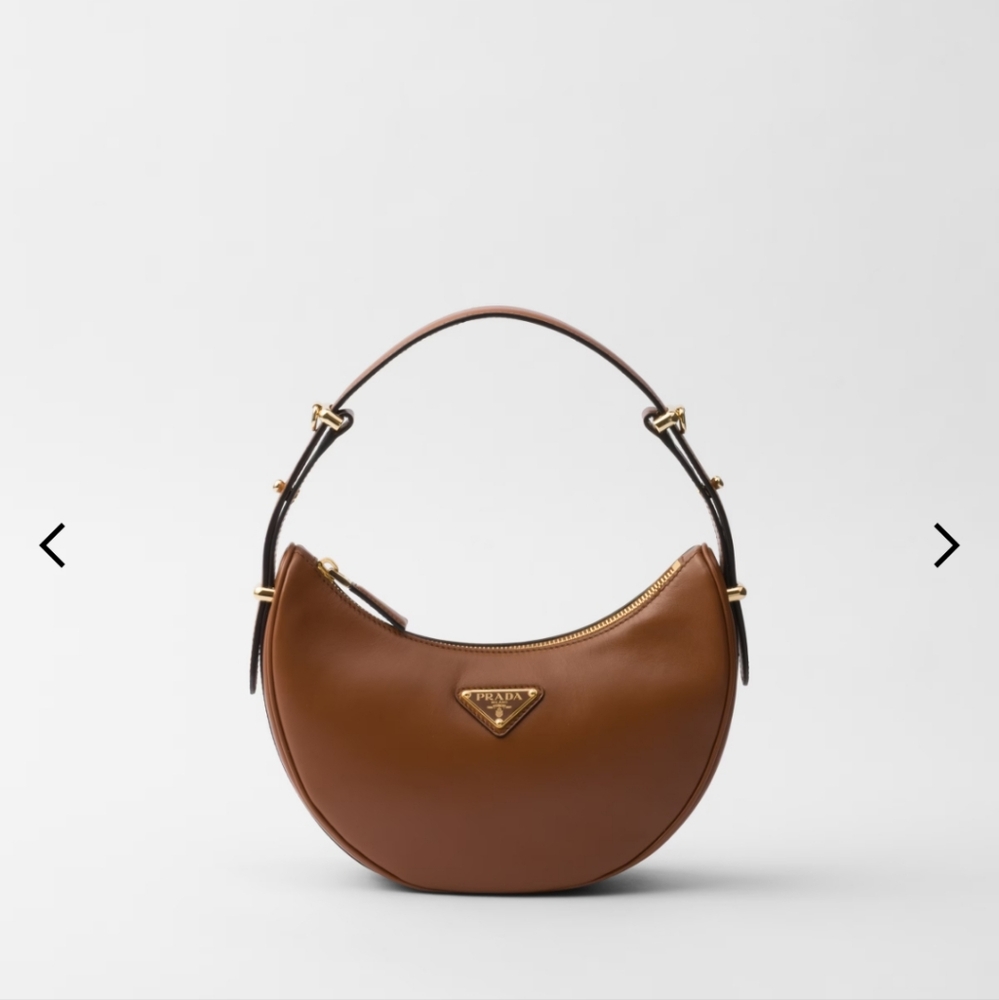 Prada Arqué small leather shoulder bag